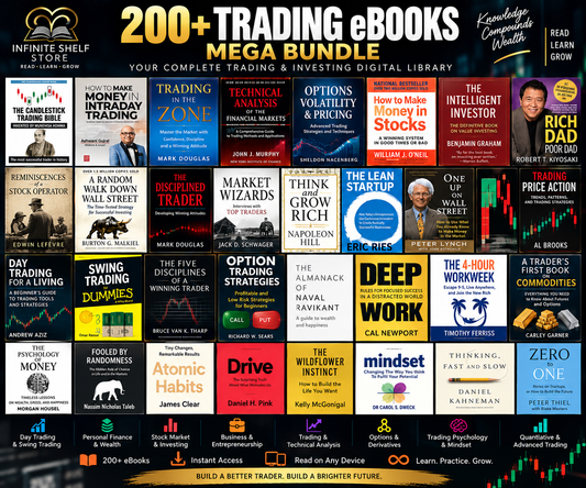 200+ Trading eBooks Mega Bundle – Complete Trader's Digital Library