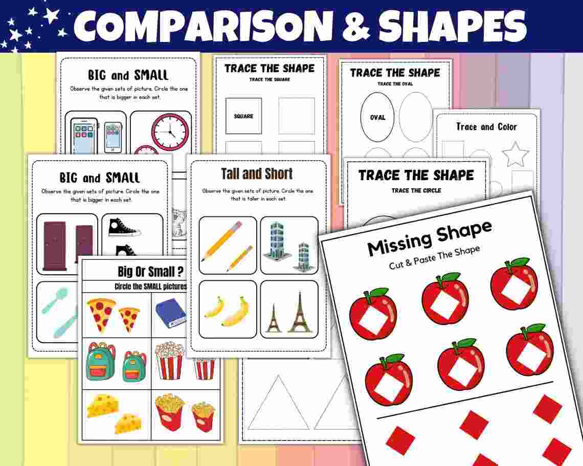 500+ Kids Learning Worksheets Mega Bundle – Preschool & Early Learning Activity Pack